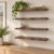 Wall Shelves Set of 4 Floating Storage Rack