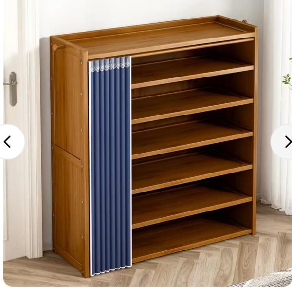 6T Bamboo Shoe Rack 70cm