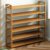 Solid Bamboo 6-Tier Shoe Rack & Multi-Purpose Organizer