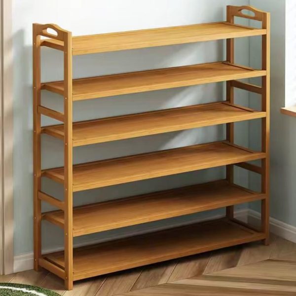 6T Bamboo Shoe Rack 80cm