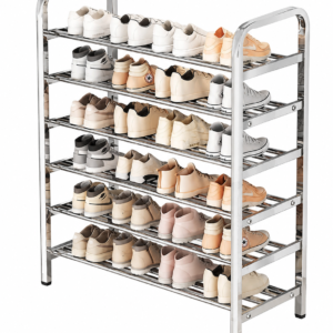 ChatGPT Image 2026年8月17日 15_07_31 Stainless Steel Shoe Rack 6-Tier Space Saving