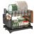 DRK01-M2-BK Dish Drying Rack Collapsible Countertop Rack