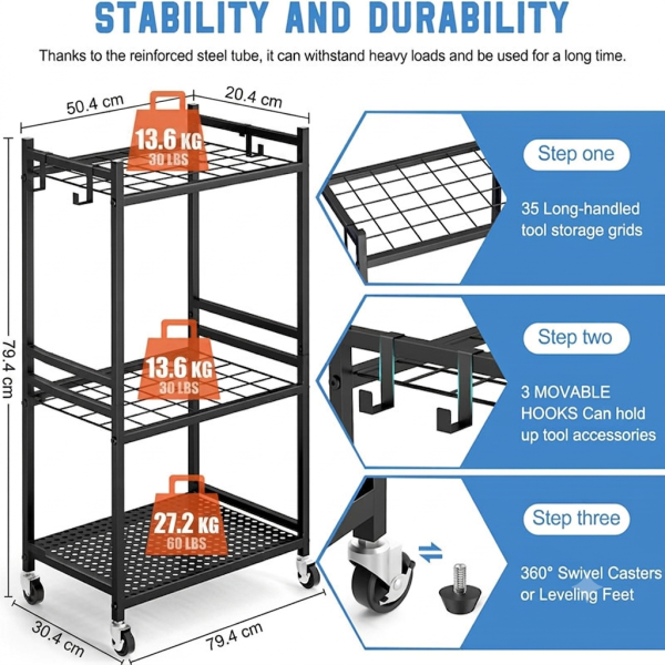Gemini_Generated_Image_buqxw8buqxw8buqx Heavy-Duty Rolling Garden Tool Organizer – Mobile Storage Rack for Garage, Shed, and Yard
