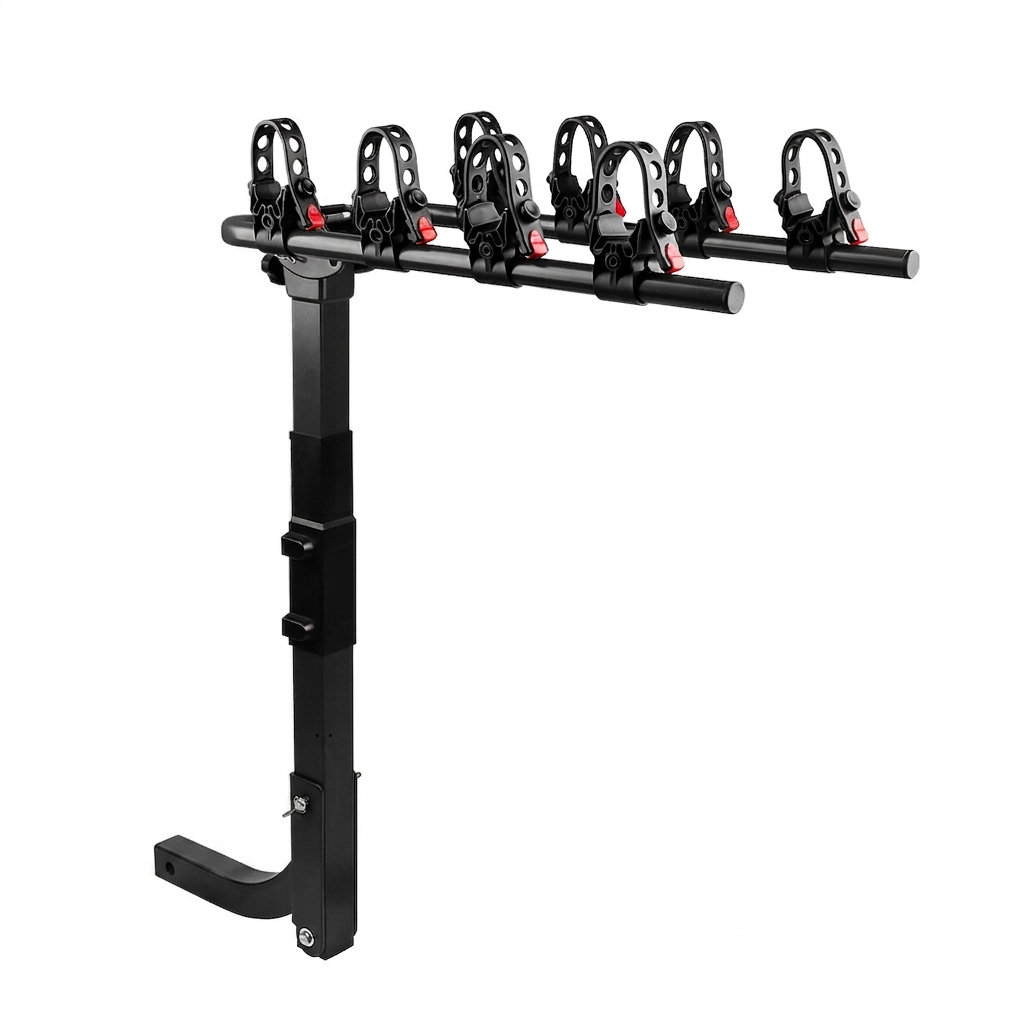 Hitch Rack 4-Bike Heavy Duty Foldable