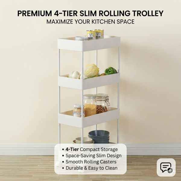 Gemini_Generated_Image_rnsshornsshornss Mobile Rolling Cart Ultra Slim Gap Storage