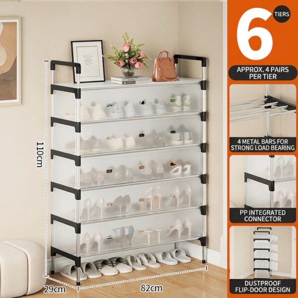 Gemini_Generated_Image_uunpdhuunpdhuunp Shoe Rack 6-Tier Dustproof Storage Cabinet