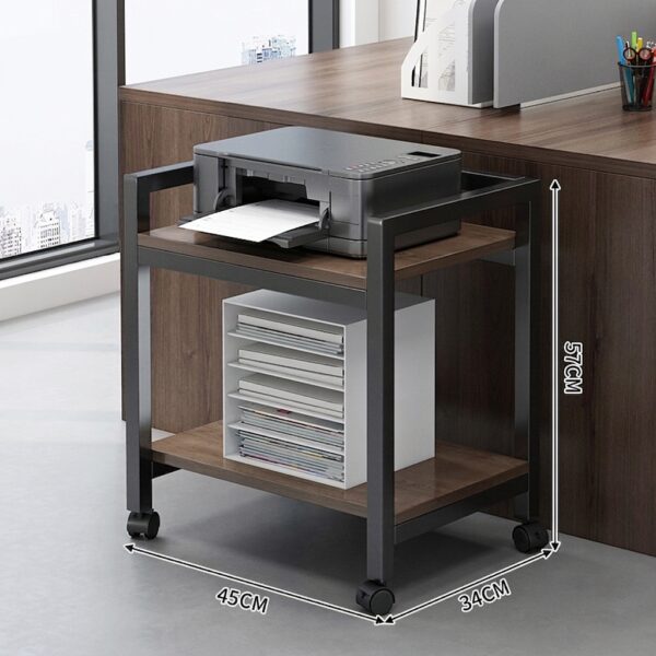 Gemini_Generated_Image_y6m6z7y6m6z7y6m6 Printer Stand 2-Tier Mobile Office Storage Cart