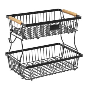 O1CN011V3GYk2LB8A0f9GnR_!!2215501699653-0-cib Fruit Basket 2-Tier Detachable Tabletop Rack