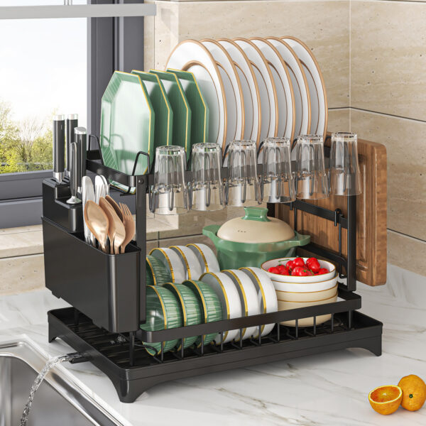 O1CN01vNXbHD2LB8GgZa8sx_!!2215501699653-0-cib Dish Drying Rack Collapsible Countertop Rack