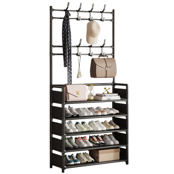 O1CN01xcPiKg1zxkiw8SE99_!!2214111346781-0-cib Entryway Storage Rack 80cm Wide Coat Tree