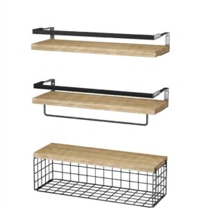 Unknown Floating Wall Shelf 42cm Wide Wood Rack