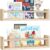 Wall Mounted Shelf Solid Wood Picture Book Shelf