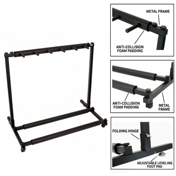 Gemini_Generated_Image_2tgm812tgm812tgm Guitar Storage Rack 5 Guitars Heavy Duty Foldable