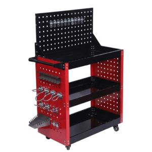 Gemini_Generated_Image_fx09orfx09orfx09 Mobile Tool Cart 3-Tier Heavy Duty Pegboard