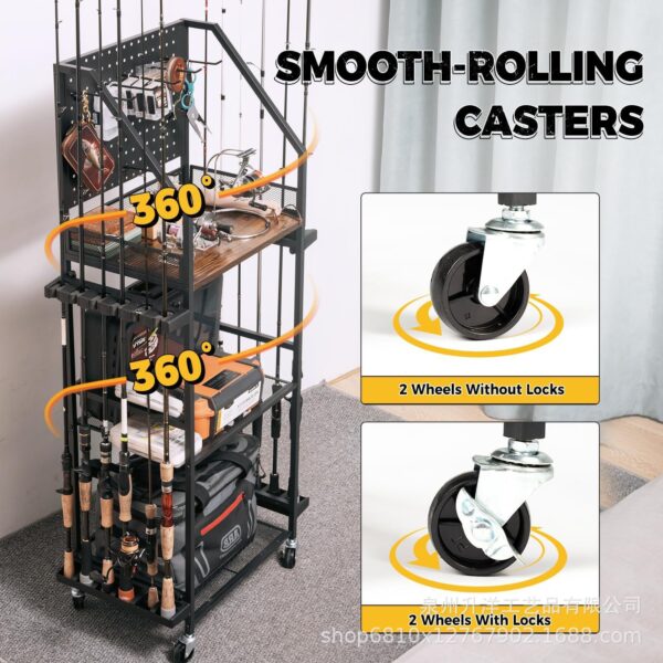 O1CN01bhVLPr1wRkIcS6JvI_!!2215144166305-0-cib Fishing Tackle Storage Rack Multi-Tier Rod Holder